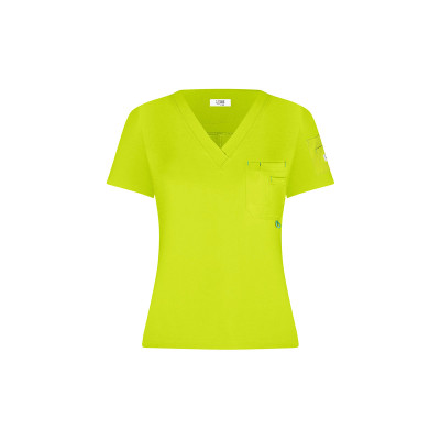 Pulse Scrub Top - Lemon Green / Verde Limón
